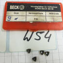 9 Stück Bore Beck BB06 P35 WBB 1 Wendeplatten f. Vollbohrer NOS Rechnung W54