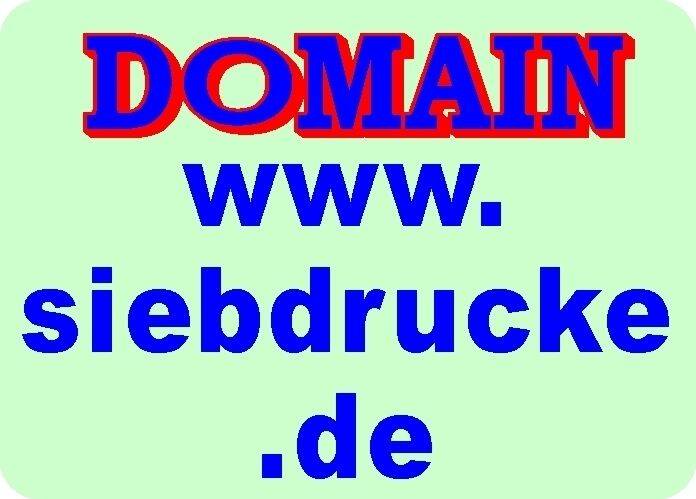 Domainname siebdrucke.de