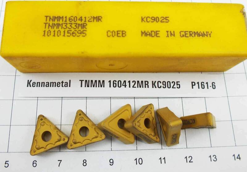6 St. TNMM 160412MR KC9025 Kennametal NOS Wendeplatte Inserts mit Mwst P161-6