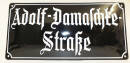 Adolf-Damaschke-Straße Emailschild...