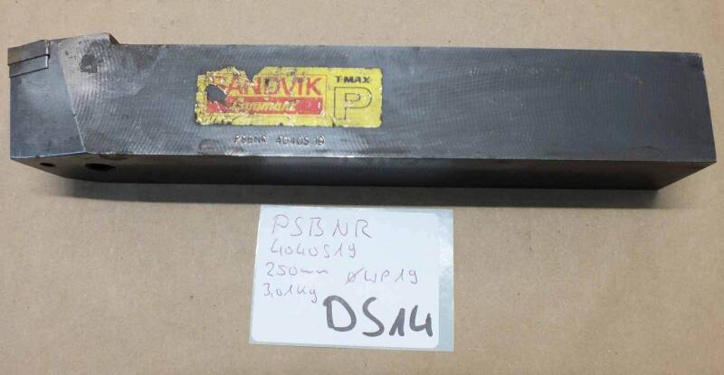 Klemmhalter PSBNR 4040S 19 Sandvik 250 mm lang gebraucht 3,01 kg DS14