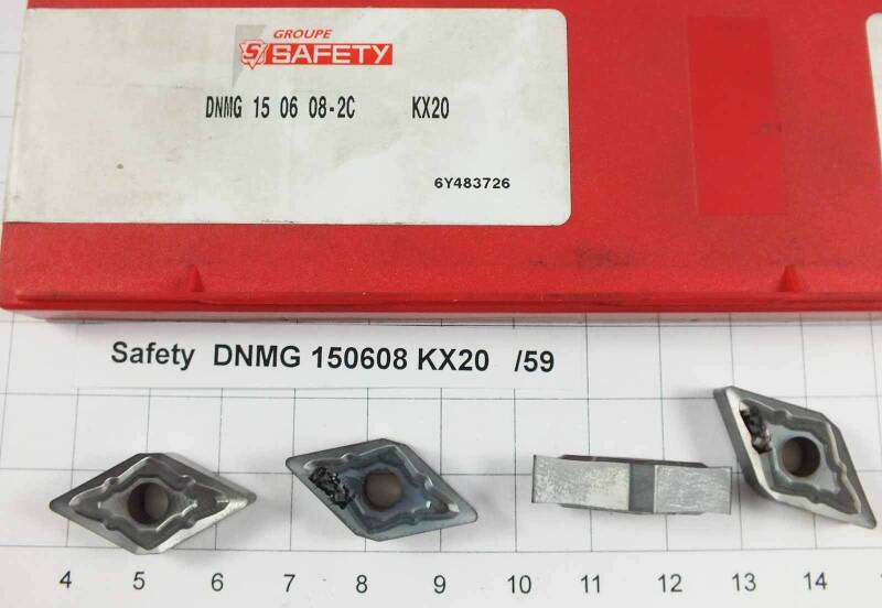 4 St. DNMG 150608 KX20 Safety Wendeplatte Inserts neu NOS mit Mwst. /59