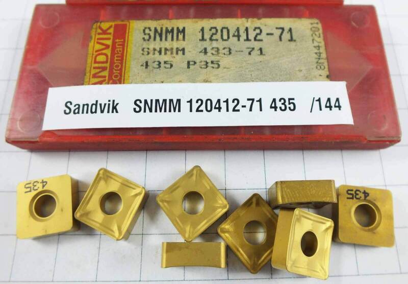 8 St. SNMM 120412-71 435 Sandvik Wendeplatte Inserts neu NOS mit Mwst. /144