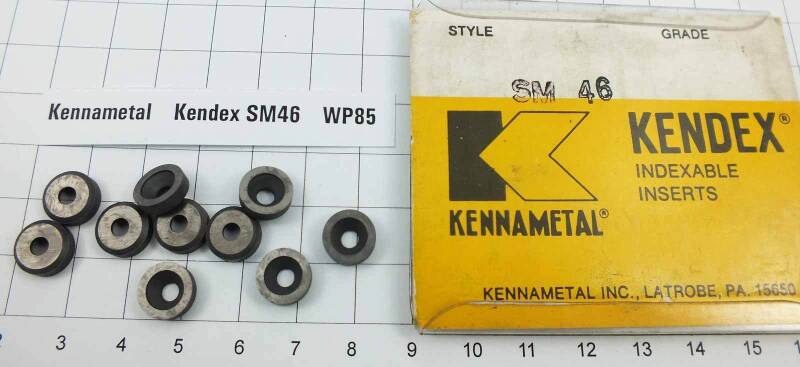 10 St. Kendex SM46 Kennametal Wendeplatte Inserts NOS neu mit Mwst. WP85
