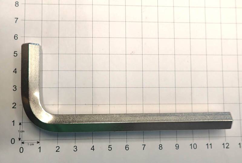Wiha Sechskant-Stiftschlüssel, kurz/01157 351 SW 10 mm vernickelt X012
