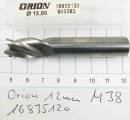 Schaftfräser Orion Ø 12 mm  M38 16835120...
