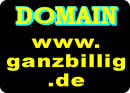Domainname ganzbillig.de zu verkaufen