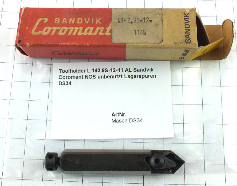 Cartridge L 142.9S-12-11 AL Sandvik Coromant NOS unbenutzt Lagerspuren DS34