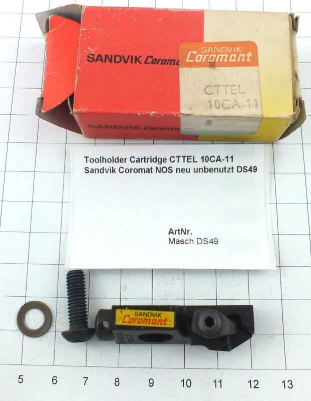 Toolholder Cartridge CTTEL 10CA-11 Sandvik Coromat NOS neu unbenutzt DS49