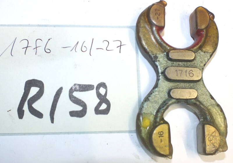 Grenzrachenlehre 17 mm doppels. 17f6 -16/-27 gebraucht Rachenlehre  R/58