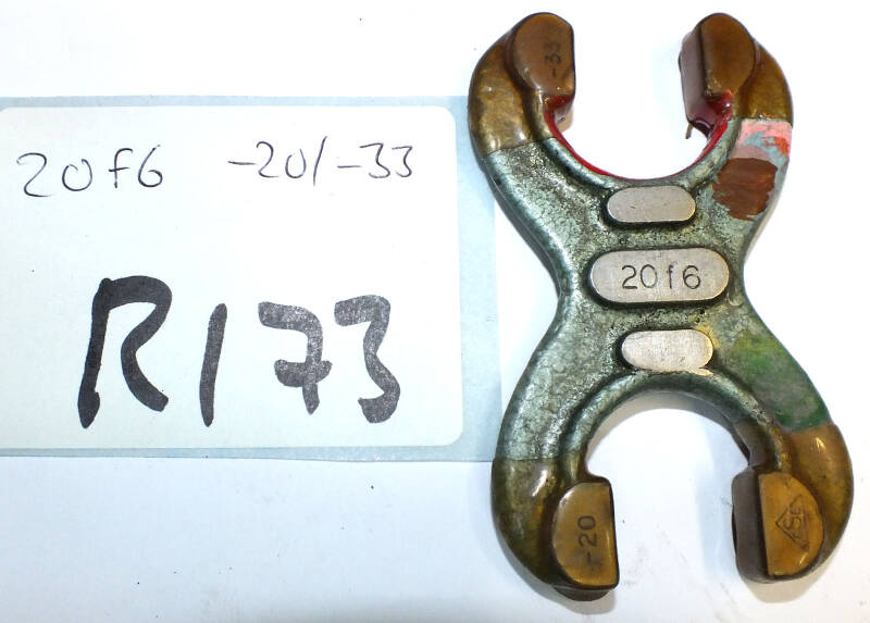 Grenzrachenlehre 20 mm doppels. 20f6 -20/-33 gebraucht Rachenlehre  R/73