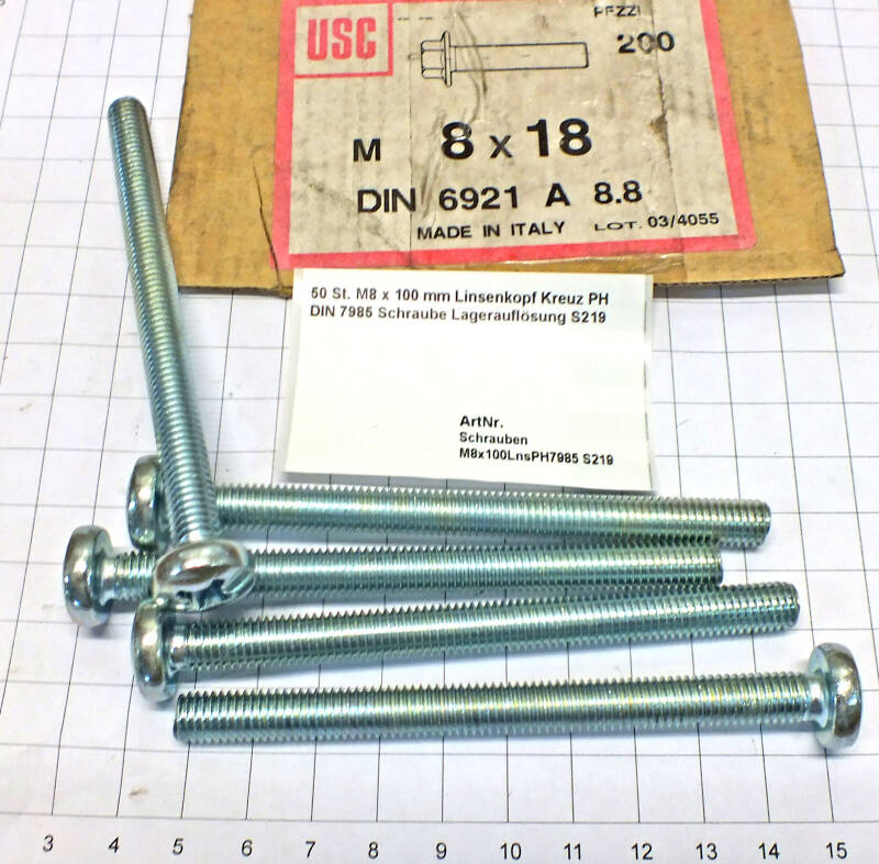 M1,6 Schrauben Torx 25 Stück 25 Stück Torxschrauben M1,6 X 4 Mm