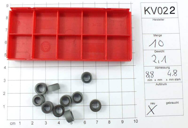 Posten Wendeplatten Inserts rund 10 Stück  unbenutzt siehe Bild mit Mwst KV022