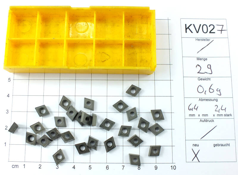 Posten Wendeplatten Inserts 29 Stück  unbenutzt siehe Bild mit Mwst KV027