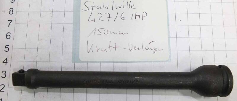 Stahlwille Kraft 3/8 Zoll Verlängerung 427/6 IMP 150 mm neu NOS Germany X019