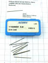 50 St. HSS-E 0,8 mm HSS-Co, Atorn 11028061 DIN 338 Markenbohrer Spiralbohrer