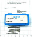 50 St. HSS 0,8 mm  Orion 1141061 DIN 338 Spiralbohrer...