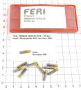 10 St. PMAR4.0-10-R0,25 SF20 + TIN Feri Inserts Wendeplatten NOS neu  . B081