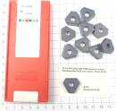 10 St. 341.G520-409 F465 Sandvik Inserts Wendeplatten NOS neu unben.  . B160