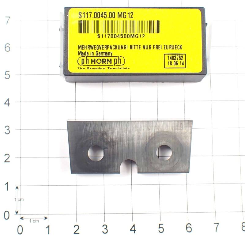1 St. S117.0045.00 MG 12 Horn Inserts Schneidplatte NOS neu unben. Mwst. B165-1