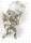 6 St. Engel mit Geige antik silber, Öse zum hängen, partiell glänzend, 9 cm hoch