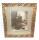 alter Bilderrahmen Holz schöne goldene Patina 43 x 49 cm, wohl von 1910