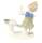 Porzellanfigur Kind mit Storch Wagner  Apel sehr guter Zustand 11 cm hoch