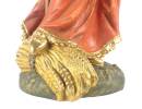 Schnitzerei Heilige Notburga 54 cm hoch sehr aufwendig Topzus. Gold /Silber H088