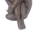 schwere Skulptur verliebtes Paar Kunststein bronziert 6 kg schwer 28 cm hoch