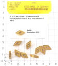 10 St. 6.24111R008 CG1 Kennametal Wendeplatten Inserts NOS neu unbenutzt B614
