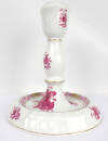 Porzellan Kerzenständer Herend 7915 Apponyi purpur 15 cm hoch w. neu Handpainted