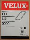 Velux ELX Y23 Anpassungs-Set Eindeckrahmen 50 x 104 cm, Renovierungsset H163