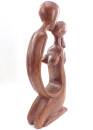 große Holzfigur The Lovers Vintage Massivholz 59 cm hoch 5,7 kg Top Zustand H168