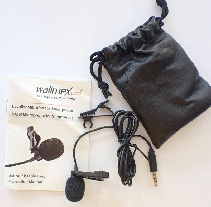 gebr.Walimex Pro Lavalier Mikrofon für Smartphone H206