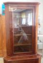 Eckschrank Vitrine Biedermeier ca 1920...