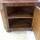 Eckschrank Vitrine Biedermeier ca 1900 Nußbaumfurnier sehr guter Zustand
