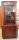Eckschrank Vitrine Biedermeier ca 1920 Nußbaumfurnier sehr guter Zustand