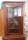 Eckschrank Vitrine Biedermeier ca 1920 Nußbaumfurnier sehr guter Zustand