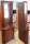 Eckschrank Vitrine Biedermeier ca 1920 Nußbaumfurnier sehr guter Zustand