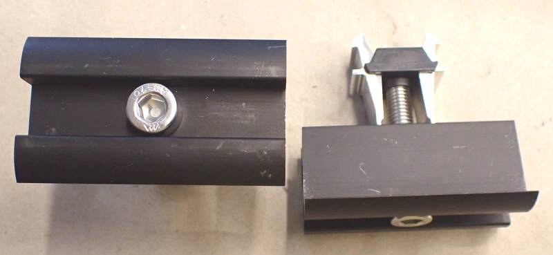 1 St. K2 OneMid 30-42 Universal Modulmittelklemme schwarz eloxiert 2003072 Sol09