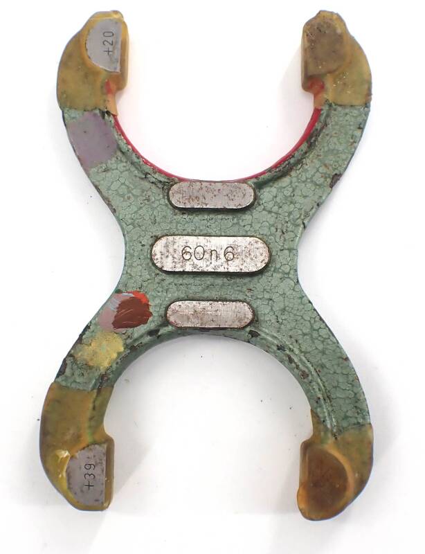 Grenzrachenlehre doppelmäulig CSE 60n6 +39 / +20 siehe Bild gebraucht R/115