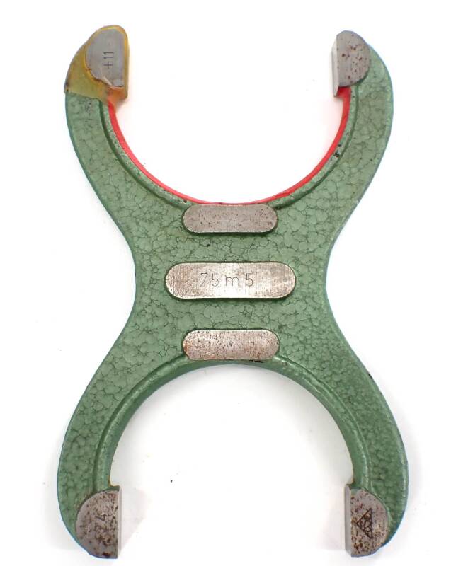 Grenzrachenlehre doppelmäulig CSE 75m5 +11 / +24 siehe Bild gebraucht R/127