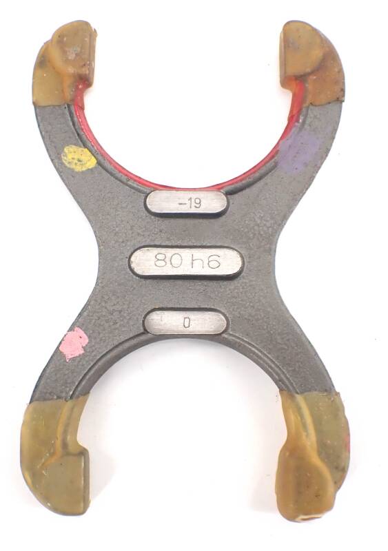 Grenzrachenlehre doppelmäulig CSE 80h6 0 / -19 siehe Bild gebraucht R/135