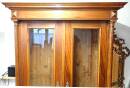 antiker Vitrinenschrank Gründerzeit ca 1880 sehr guter Zustand 146 cm breit H259