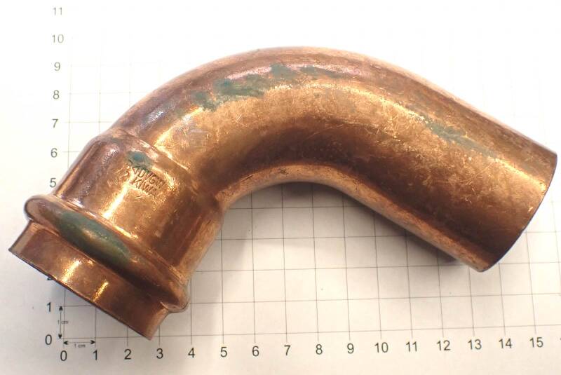 Pressfitting Viega Sanpress Bogen 90 Grad 42 x 42 mm i/a Kupfer H270