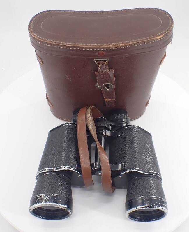 älteres Fernglas VedesOptik No 10-4581 7 x 50 mm mit Köcher gebraucht H271