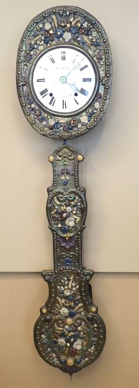 Morbier clock Comtoise ca 70er Jahre sehr guter Zustand Höhe 149 cm H272