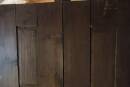 antiker Spaltschrank Echtholz komplett bemalt datiert 1854, wohnfertig H289