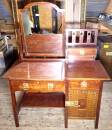 antiker Frisiertisch Massivholz Gebrauchsspuren Art Deco...