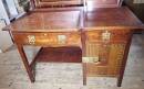 antiker Frisiertisch Massivholz Gebrauchsspuren Art Deco...